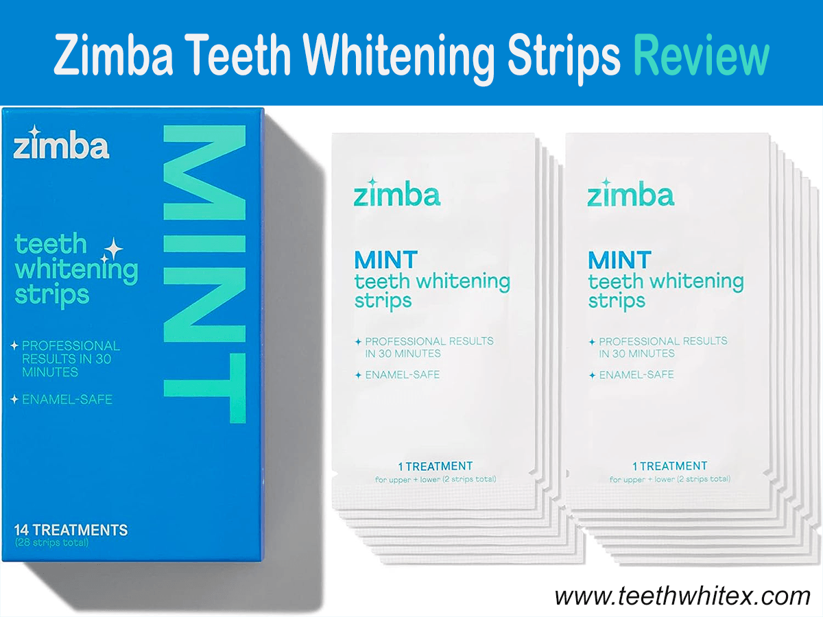 Zimba Teeth Whitening Strips  Review: Safe & Effective