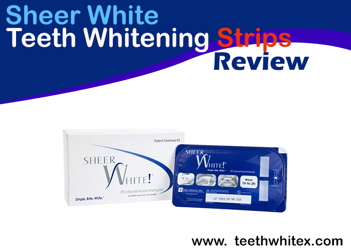 Sheer White Teeth Whitening Strips (Double Pack) Review – Get a Dazzling Smile!