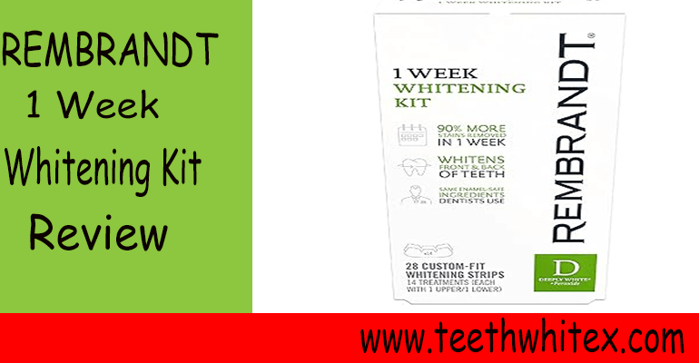 REMBRANDT Deeply Whitening Kit Review: Your Path to Radiant Teeth